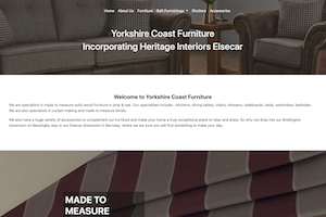 Yorkshire Coast Furniture website